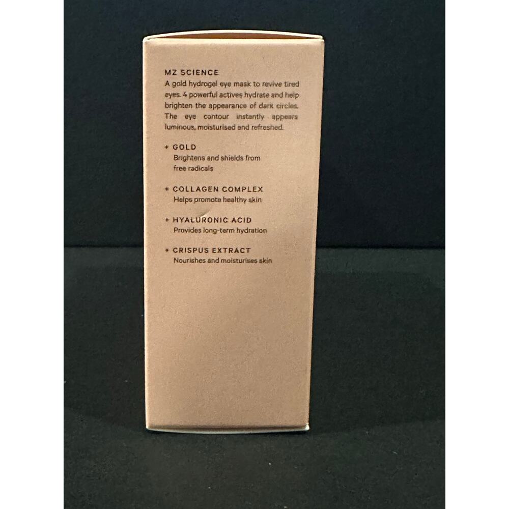 MZ SKIN HYDRA-BRIGHT GOLD EYE MASK 5 Brightening & Hydrating Hydrogel Eye Masks - Picture 4 of 8